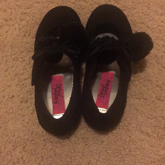 New price ❤️❤️NWOT black shoes with ball ties - Picture 4 of 6